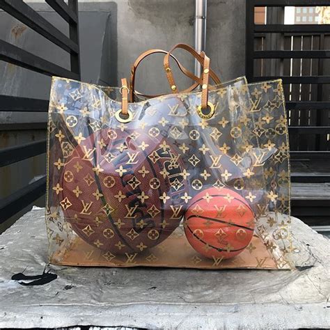 louis vuitton raffia pouch|louis vuitton plastic tote bag.